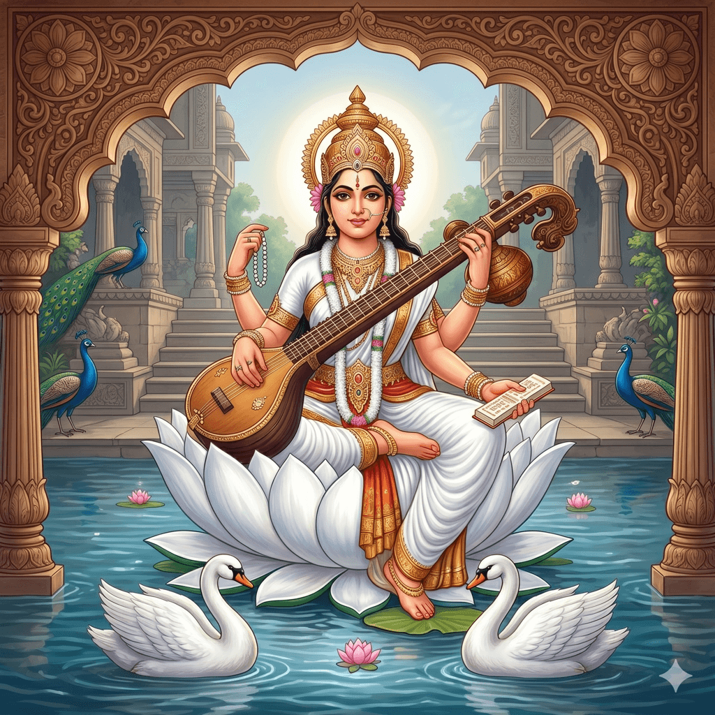 Goddess Saraswati